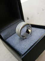 Gold & Stainless Damascus 10mm (Customizable band)