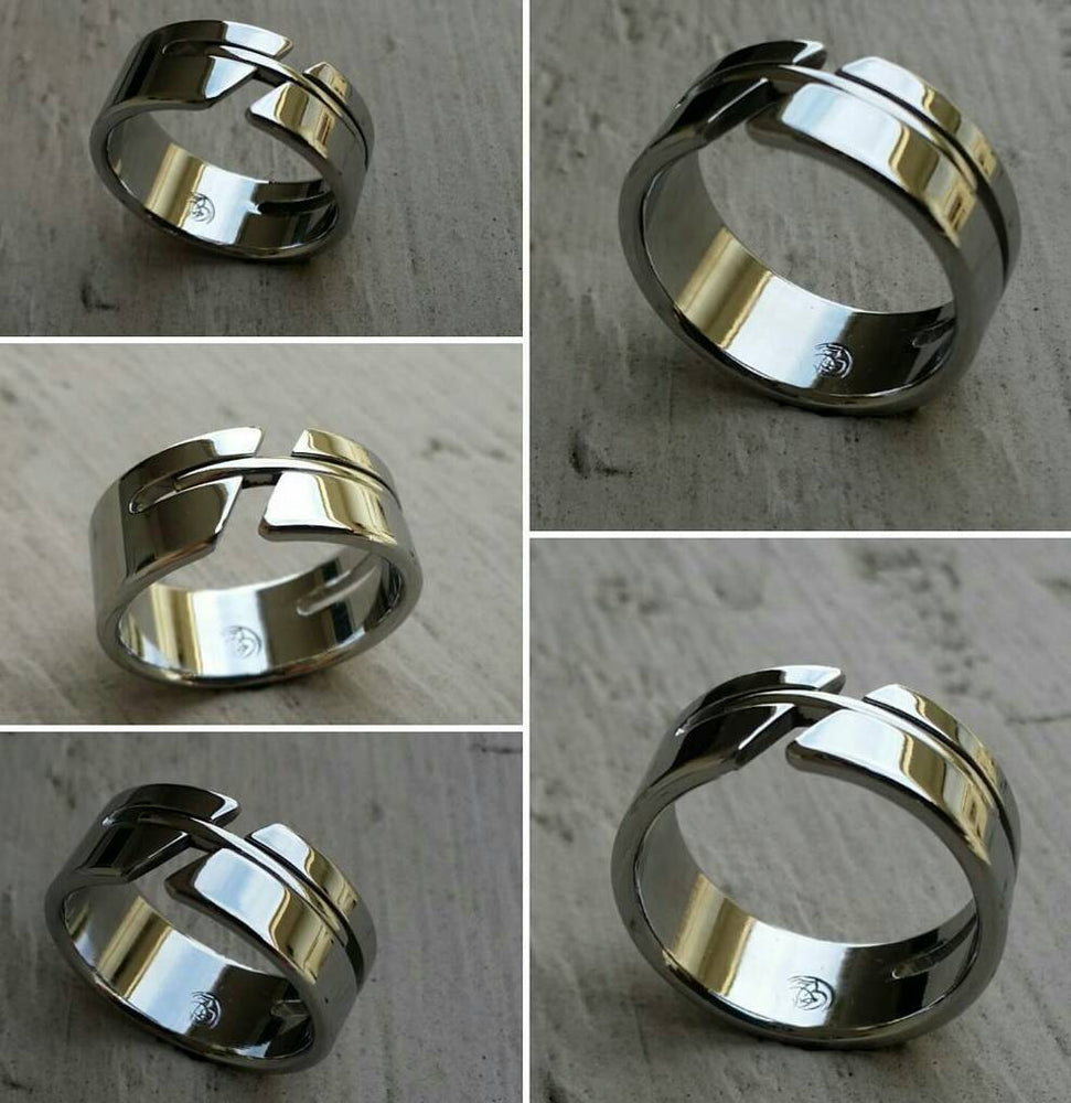 11 &quot;DEBONAIR&quot; handmade stainless steel ring (not casted) hypoallergenic mens rings wedding band mens rings