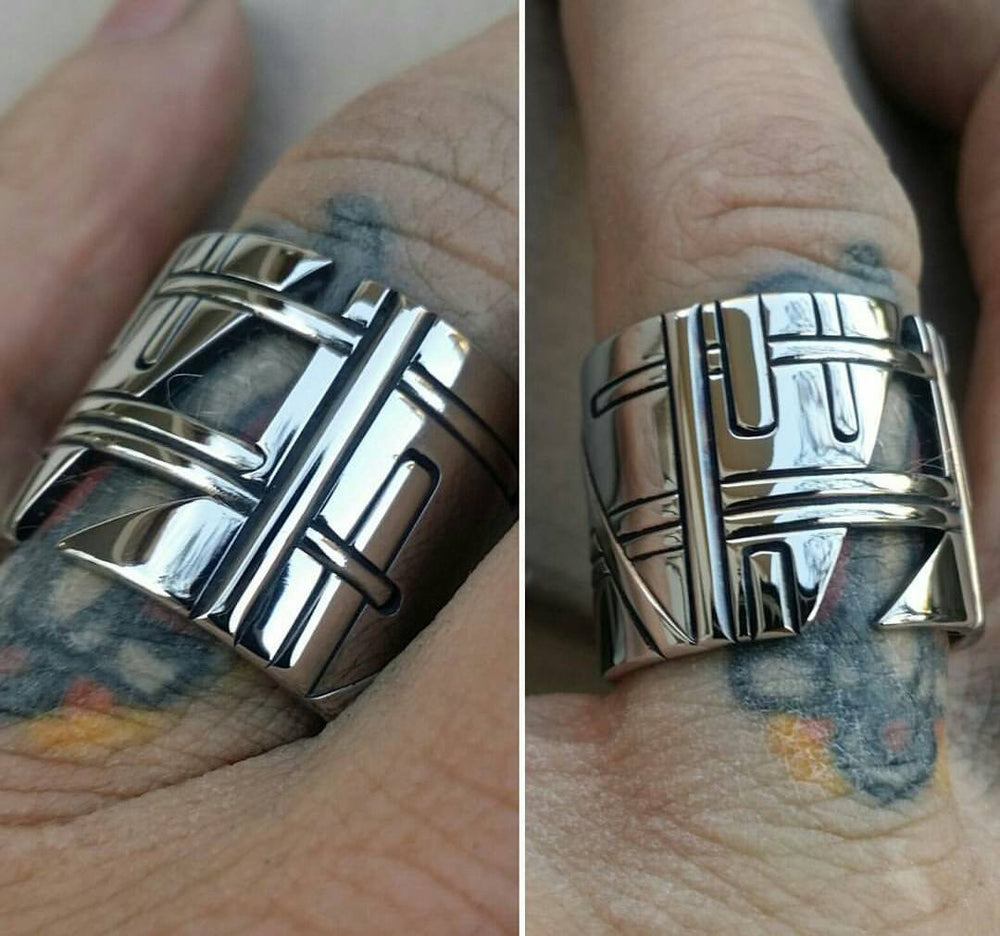 Custom requests completely handmade stainless steel rings (not casted)